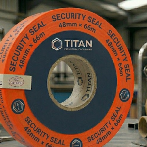 Alternative view of Printed Warning Tape – Fluoro Orange