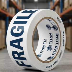 Printed Warning Tape – White