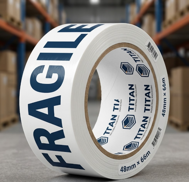Printed Warning Tape – White