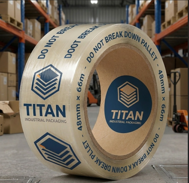Printed Warning Tape – White - Image 2